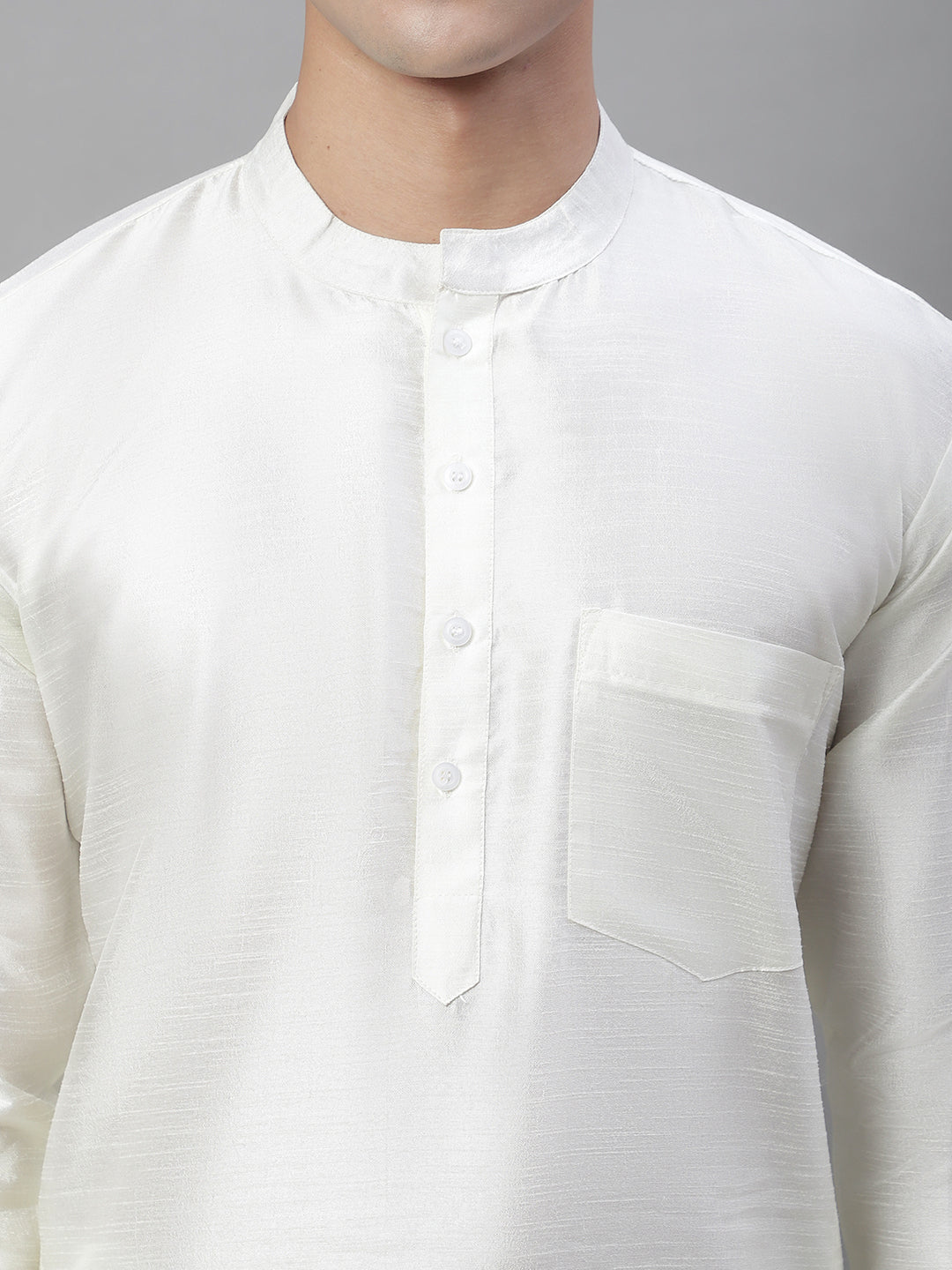 Solid Kurta Pyjama with Woven Design Nehru Jacket ( ANMKPWC 110W 7002Teal )