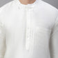 Solid Kurta Pyjama with Woven Design Nehru Jacket ( ANMKPWC 110W 7003Sky )