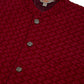 Embroidered and Sequin Nehru Jacket With Solid Kurta Pyjama ( ANMKPWC 110W 7004Maroon )