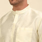 Embroidered and Sequin Nehru Jacket With Solid Kurta Pyjama ( ANMKPWC 110W 7004Navy )
