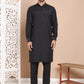 Men's Velvet Nehru Jacket With Solid Kurta Pyjama ( ANMKPWC 592B 7017Maroon )