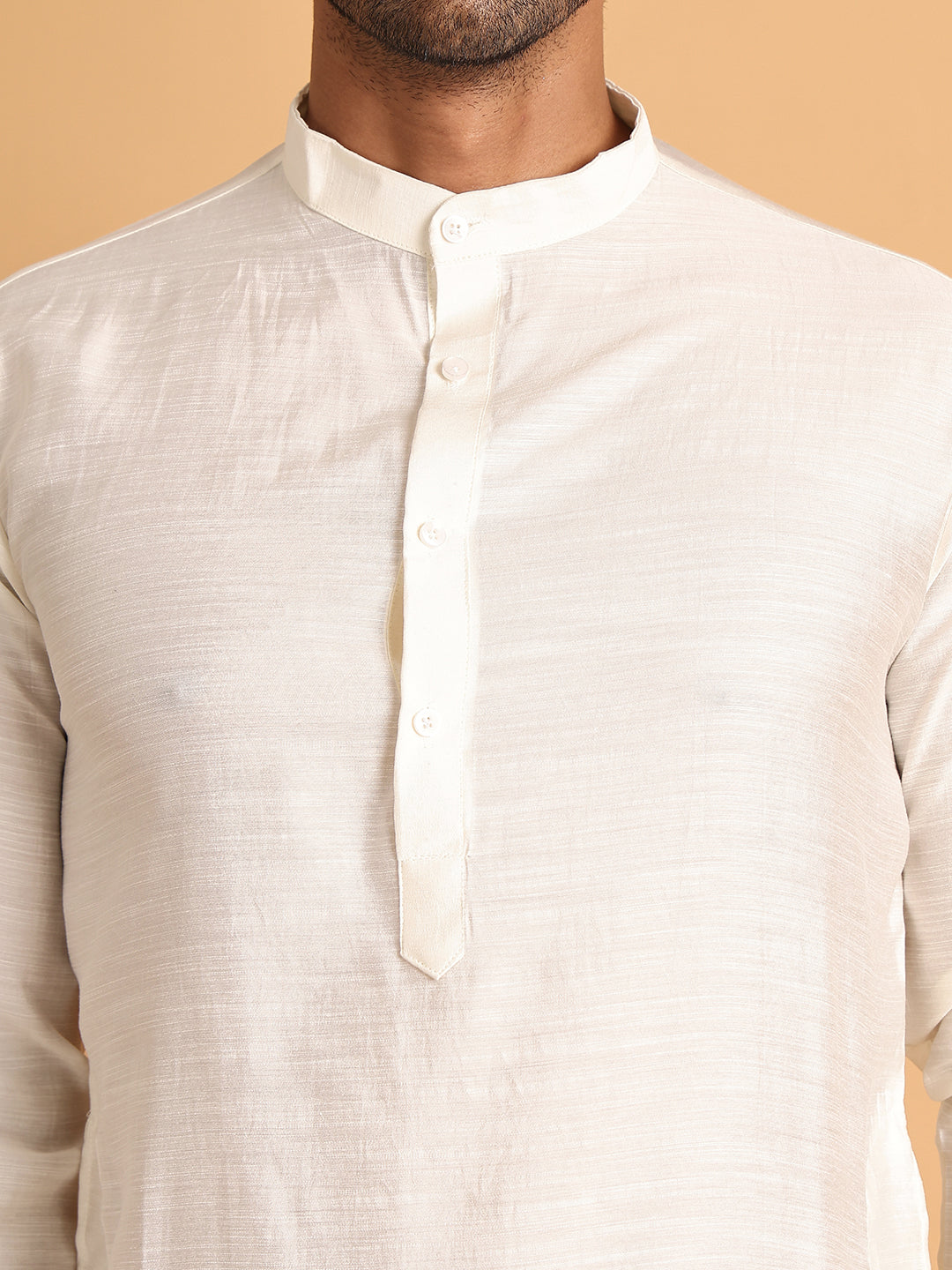 Men's Woven Design Nehru Jacket With Solid Kurta Pyjama ( ANMKPWC 592W 7019Maroon )