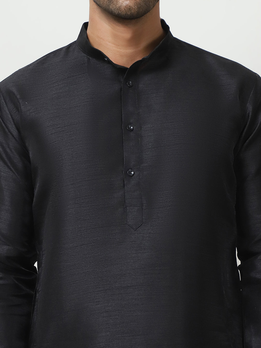 Woven Design Nehru Jacket With Solid Kurta Pyjama ( ANMKPWC 636B 7015Silver )