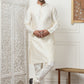 Woven Design Nehru Jacket With Solid Kurta Pyjama ( ANMKPWC 636W 7013Golden )