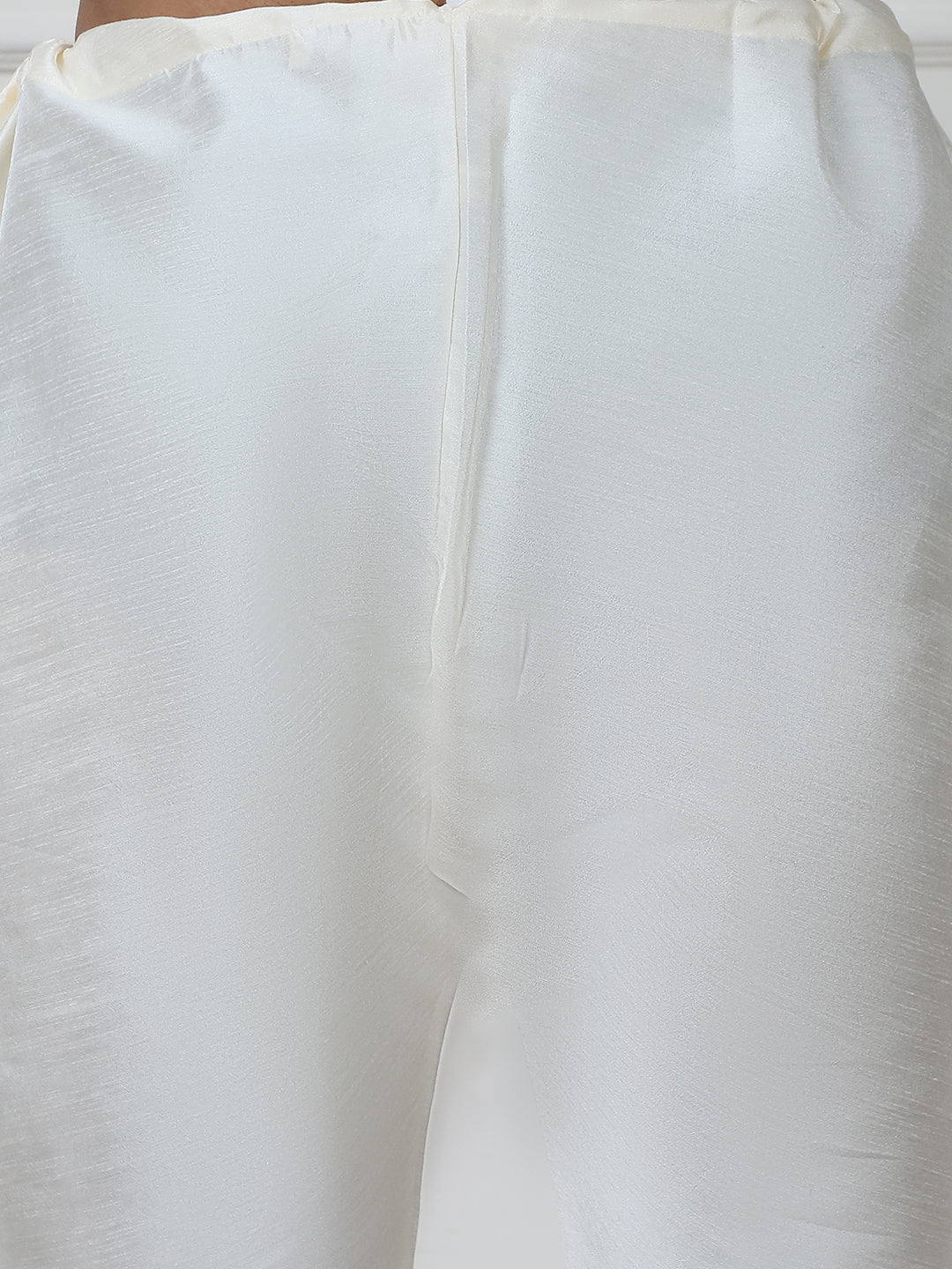 Woven Design Nehru Jacket With Solid Kurta Pyjama ( ANMKPWC 636W 7015Sky )