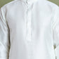 Men's Woven Design Nehru Jacket With Solid Kurta Pyjama ( ANMKPWC 592W 7019Black )