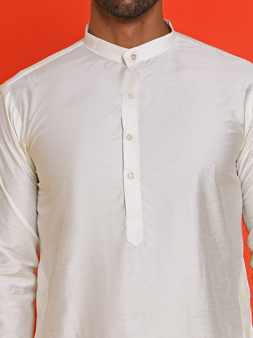 Men's Woven Design Nehru Jacket With Solid Kurta Pyjama ( ANMKPWC 636W 7025Green )