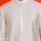 Men's Woven Design Nehru Jacket With Solid Kurta Pyjama ( ANMKPWC 636W 7025Yellow )