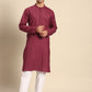 Solid Kurta for Men ( AAMKKO 101Maroon )