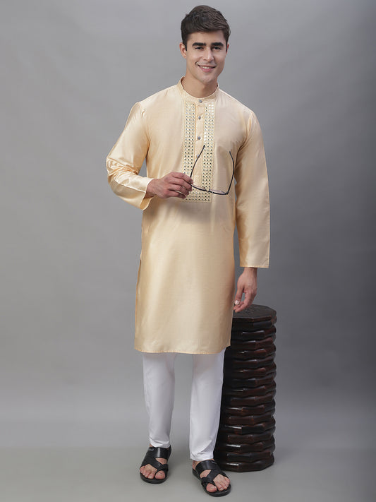 Mirror Work Kurtas ( ANMKO 108Cream )  [RT] [P-13]