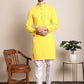 Embroidered Ethnic Kurtas ( RANMKO 109Yellow )