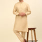 Solid Kurta Pyjama ( ANMKP 110Golden )