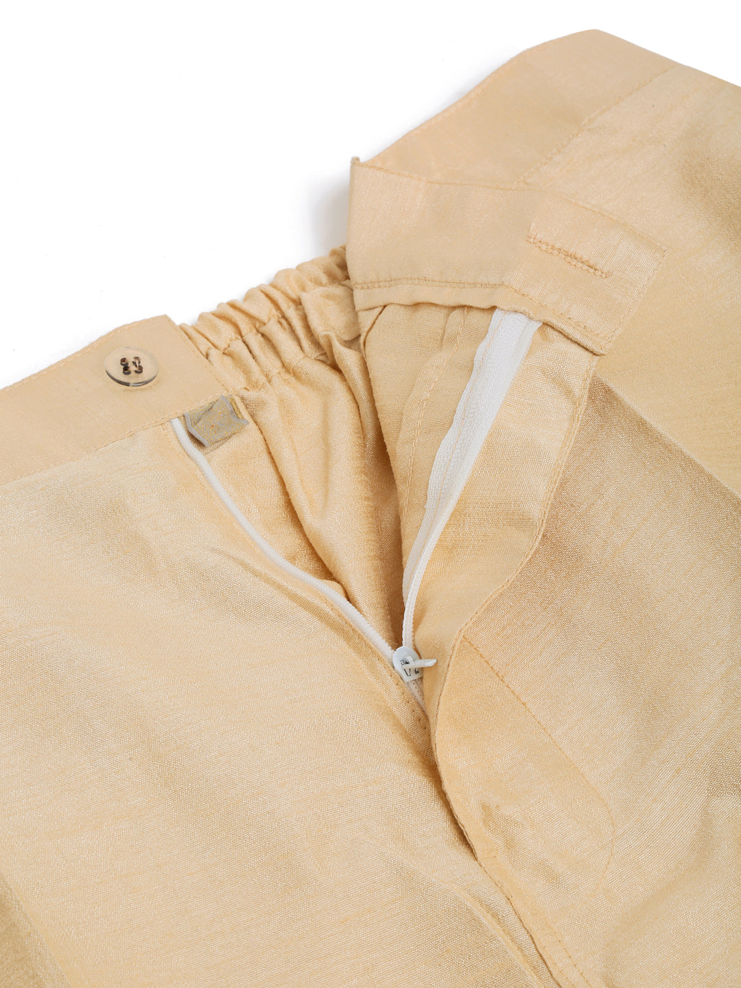 Solid Kurta Pyjama ( ANMKP 110Golden )
