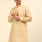 Solid Kurta Pyjama ( ANMKP 110Golden )