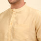 Solid Kurta Pyjama ( ANMKP 110Golden )