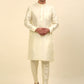 Solid Kurta Pyjama ( ANMKP 110White )