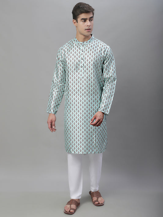 Sequin Embroidered Kurtas ( ANMKO 113Sky )