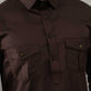 Men's Solid Pathani Kurta with Pyjama ( ANMKKP 189Coffee )