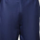 Men's Solid Pathani Kurta with Pyjama ( ANMKP 189Navy )