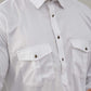 Men's Solid Pathani Kurta with Pyjama ( ANMKKP 189White )