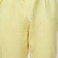 Men's Solid Pathani Kurta with Pyjama ( ANMKP 189Yellow )