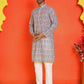 Embroidered kurta Pyjama Set For Men ( ANMKP 196Blue )
