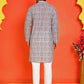 Embroidered kurta Pyjama Set For Men ( ANMKP 196Blue )