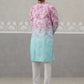 Printed & Embroidered Kurta Pyjama Set ( ANMKP 197Magenta ) [RT] [ H2 ]