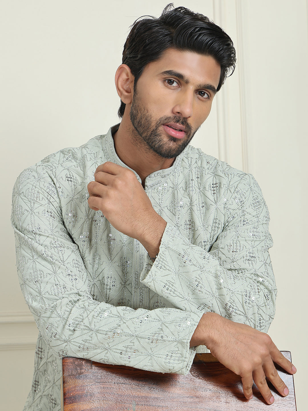 Sequins & Embroidered Kurtas. ( ANMKO 233Pista )  [RT] [P-13]