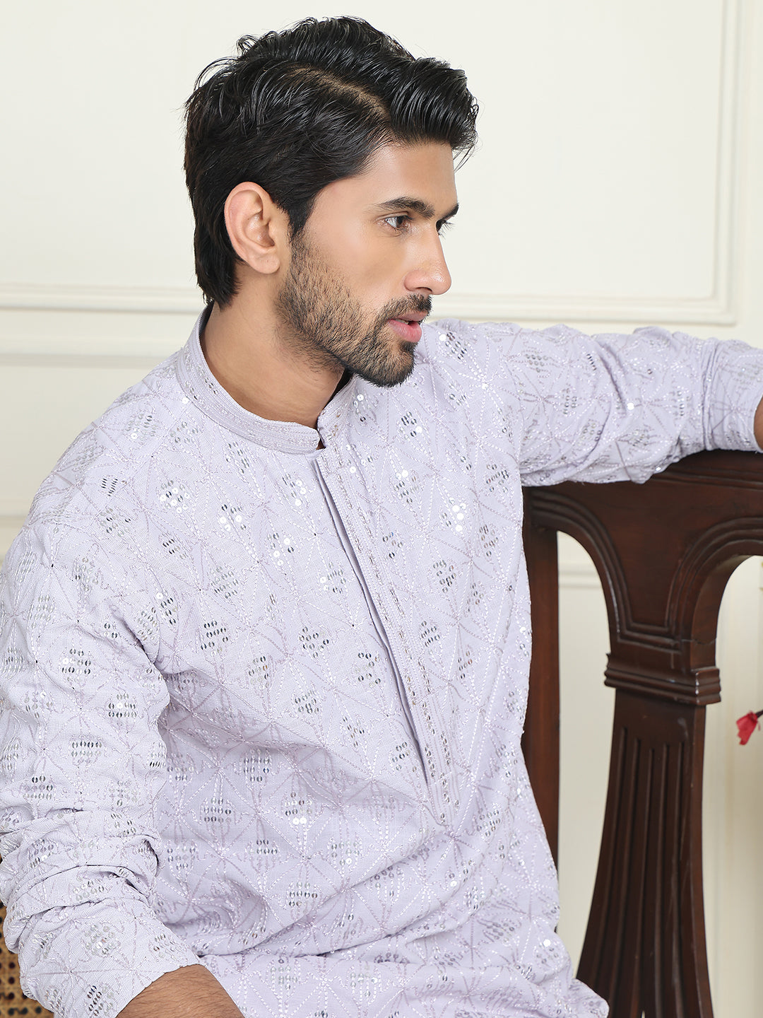 Sequins & Embroidered Kurtas. ( ANMKO 233Purple )  [RT] [P-13]