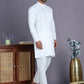 White Solid Kurta with Pyjama. ( ANMKP 247White )  [RT] [H-1]