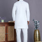 White Solid Kurta with Pyjama. ( ANMKP 247White )  [RT] [H-1]