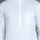 White Solid Kurta with Pyjama. ( ANMKP 247White )  [RT] [H-1]