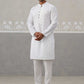 Embroidered Cotton Kurta with Pyjama ( ANMKP 258White )  [RT] [P-10]