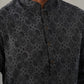 Woven Design Straight Kurta with Pyjama Set ( ANMKP 269Grey )  [RT] [P-13]