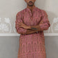 Classic Ethnic Wear Woven Design Kurta Set ( ANMKP 270Pink )  [RT] [G-1-2]