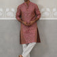 Classic Ethnic Wear Woven Design Kurta Set ( ANMKP 270Pink )  [RT] [G-1-2]