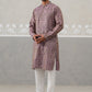 Classic Ethnic Wear Woven Design Kurta Set ( ANMKP 270Purple )  [RT] [G-1-2]