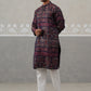 Maroon Woven Design Jacquard Kurta Pyjama Set ( ANMKP 271Maroon )  [RT] [M-7]
