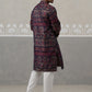 Maroon Woven Design Jacquard Kurta Pyjama Set ( ANMKP 271Maroon )  [RT] [M-7]