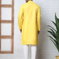 Solid Kurta Pyjama for Men ( ANMKP W 273Lemon )