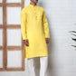 Solid Kurta Pyjama for Men ( ANMKP W 273Lemon )