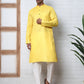 Solid Kurta Pyjama for Men ( ANMKP W 273Lemon )