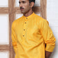 Solid Kurta Pyjama for Men ( ANMKP W 273Mustard )