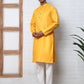 Solid Kurta Pyjama for Men ( ANMKP W 273Mustard )
