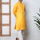 Solid Kurta Pyjama for Men ( ANMKP W 273Mustard )