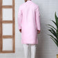 Solid Kurta Pyjama for Men ( ANMKP W 273Pink )