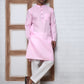 Solid Kurta Pyjama for Men ( ANMKP W 273Pink )