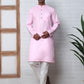 Solid Kurta Pyjama for Men ( ANMKP W 273Pink )