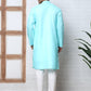 Solid Kurta Pyjama for Men ( ANMKP W 273Sky )